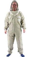 Ventilerad dräkt khaki med huva Strl XL