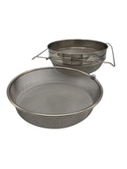 Dubbelsil rostfri ställbart stativ 24-38cm