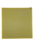 Spärrgaller 435 x 435 mm gul plast