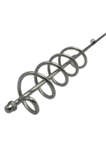 Rörspiral med med mittaxel, Längd 65 cm, Ändmutter