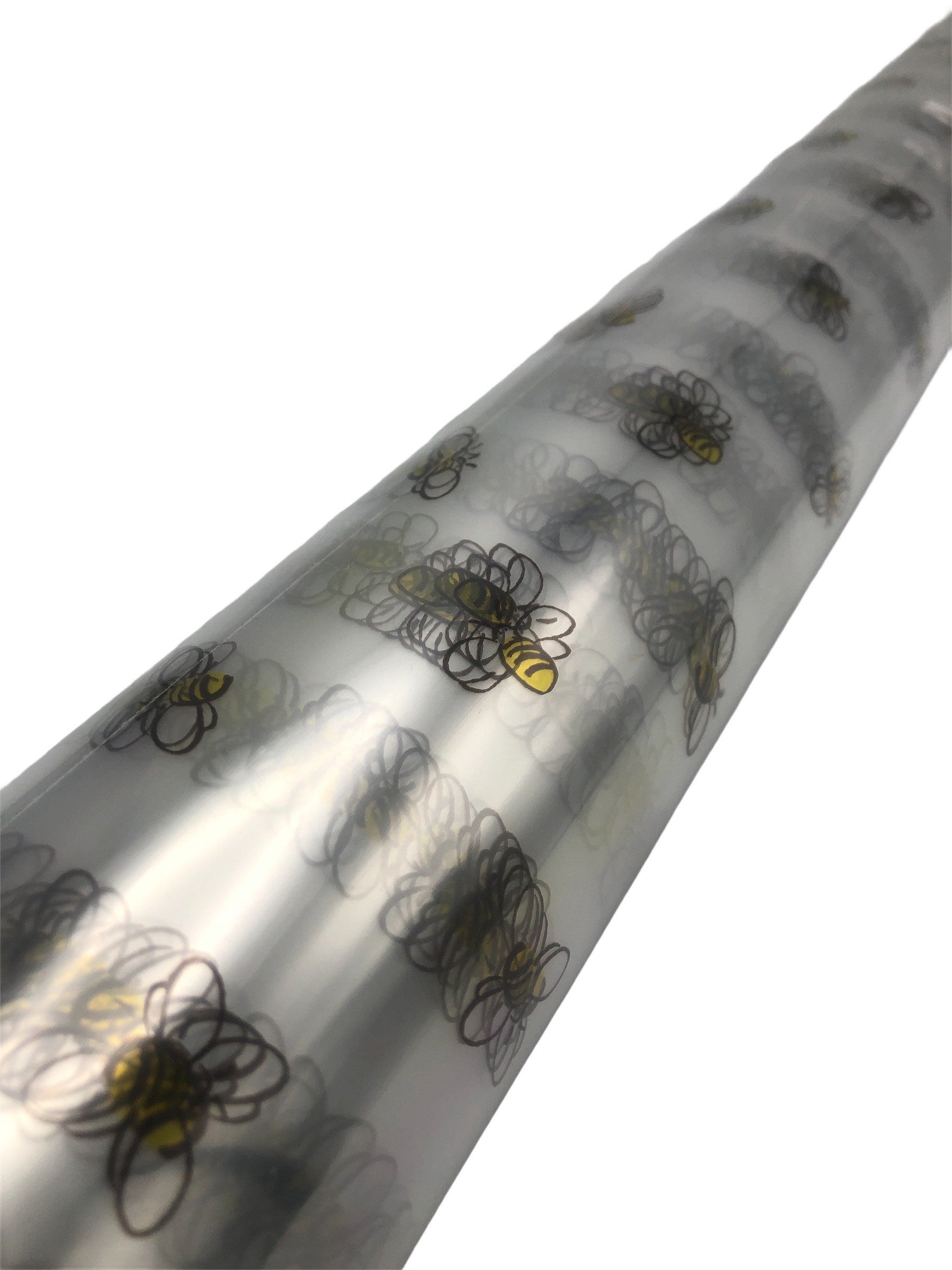 Presentpapper med bimotiv, genomskinlig rulle 50 m x 70cm
