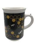 Keramisk mugg,  "Svart & Guld"