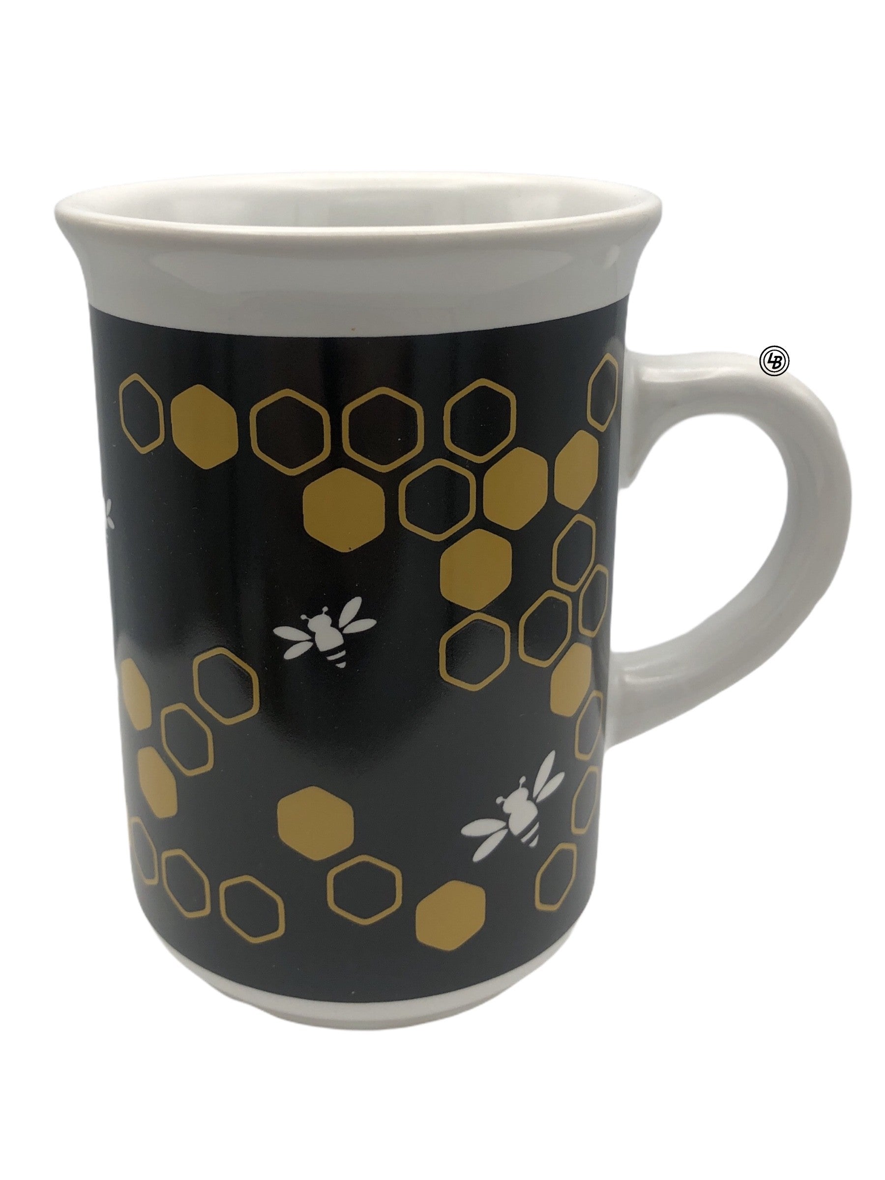 Keramisk mugg,  "Svart & Guld"