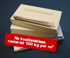 EXTRA LÅDA i EPS LÅGN yttermått  492X492mm