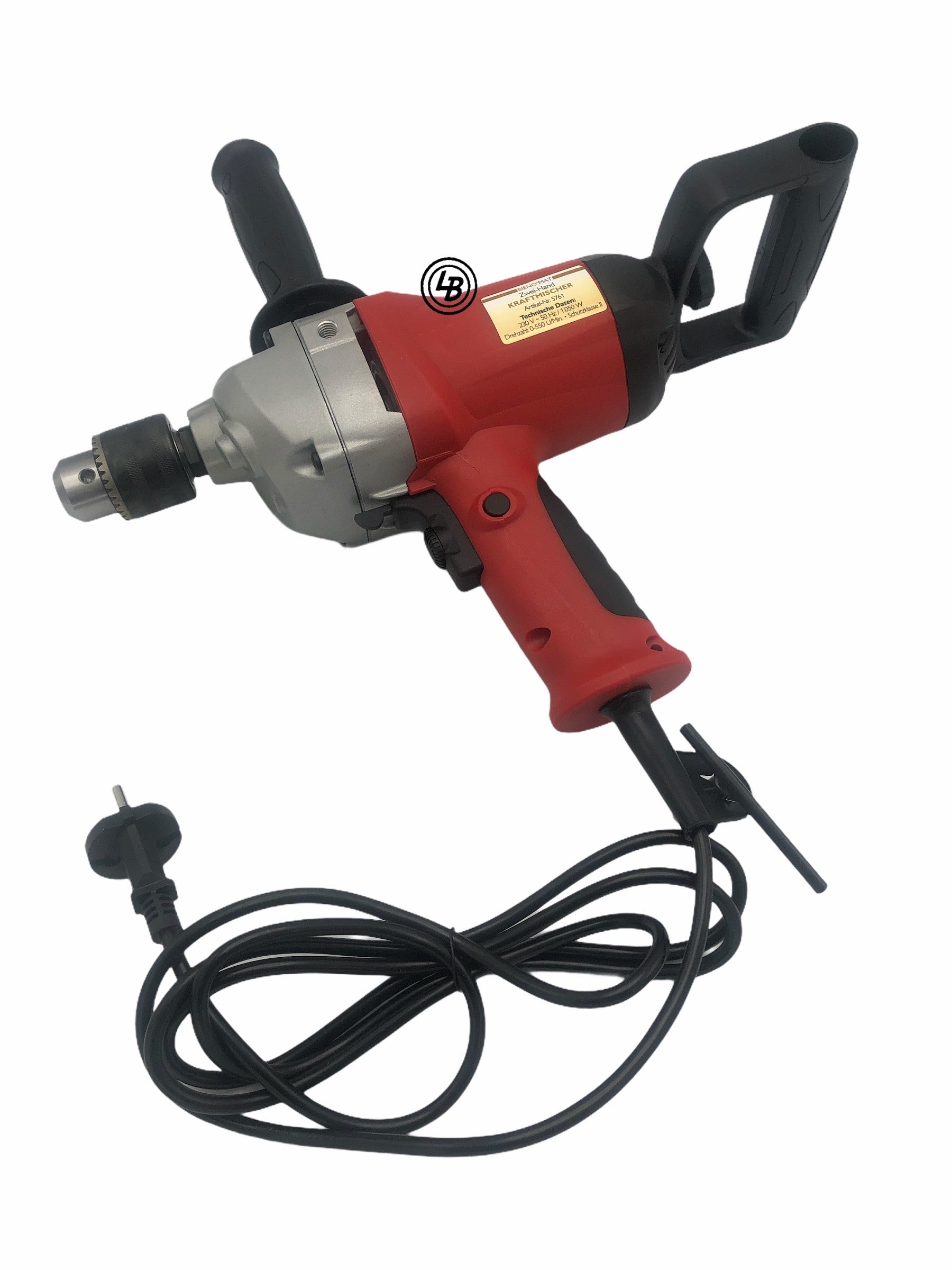 Omrörare med tvåhandsgrepp 1050 W, 13 mm borrfäste