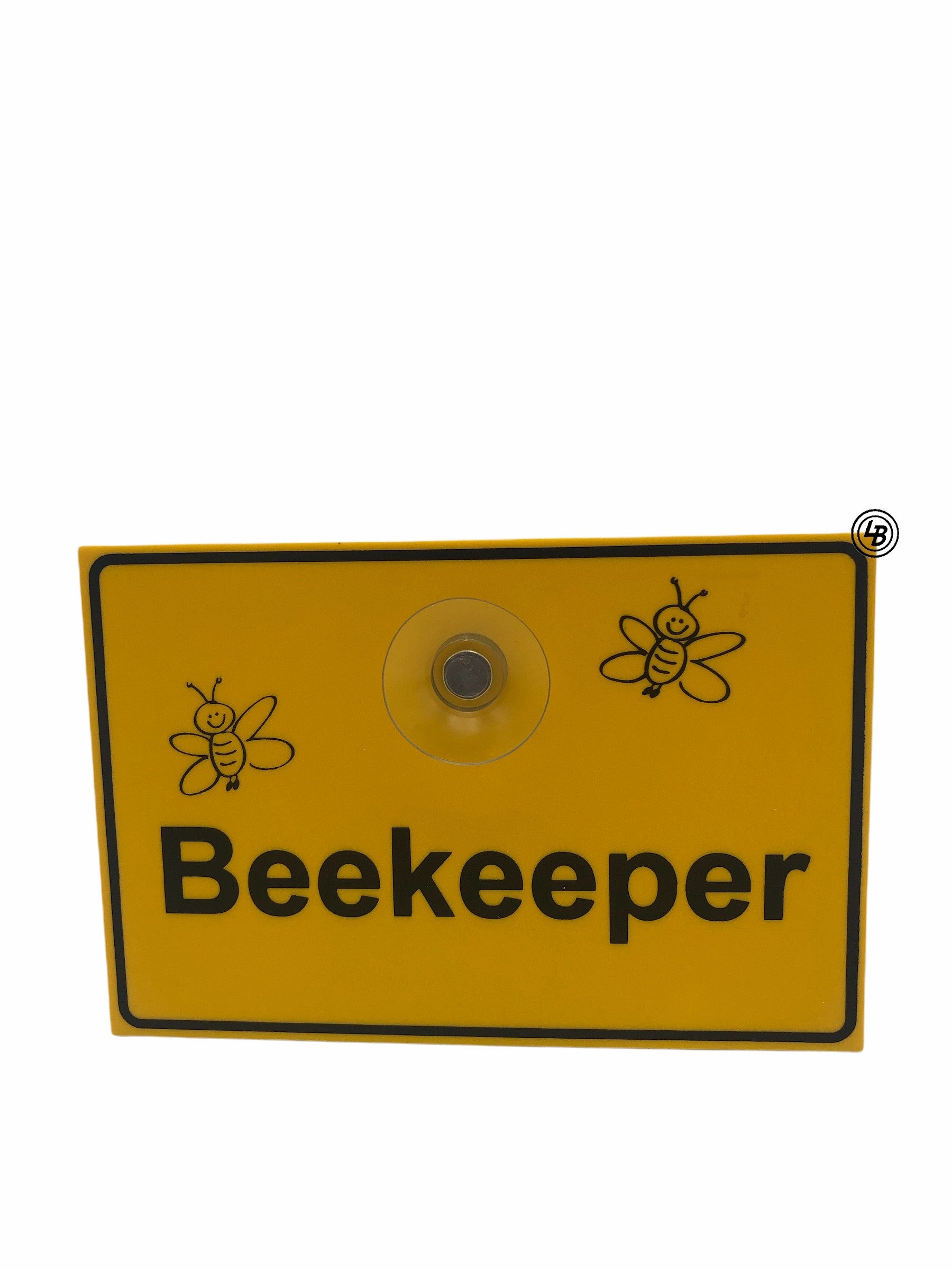 Skylt Beekeeper med sugkopp