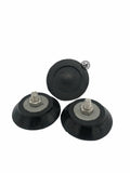 Gummifot 60mm med skruv