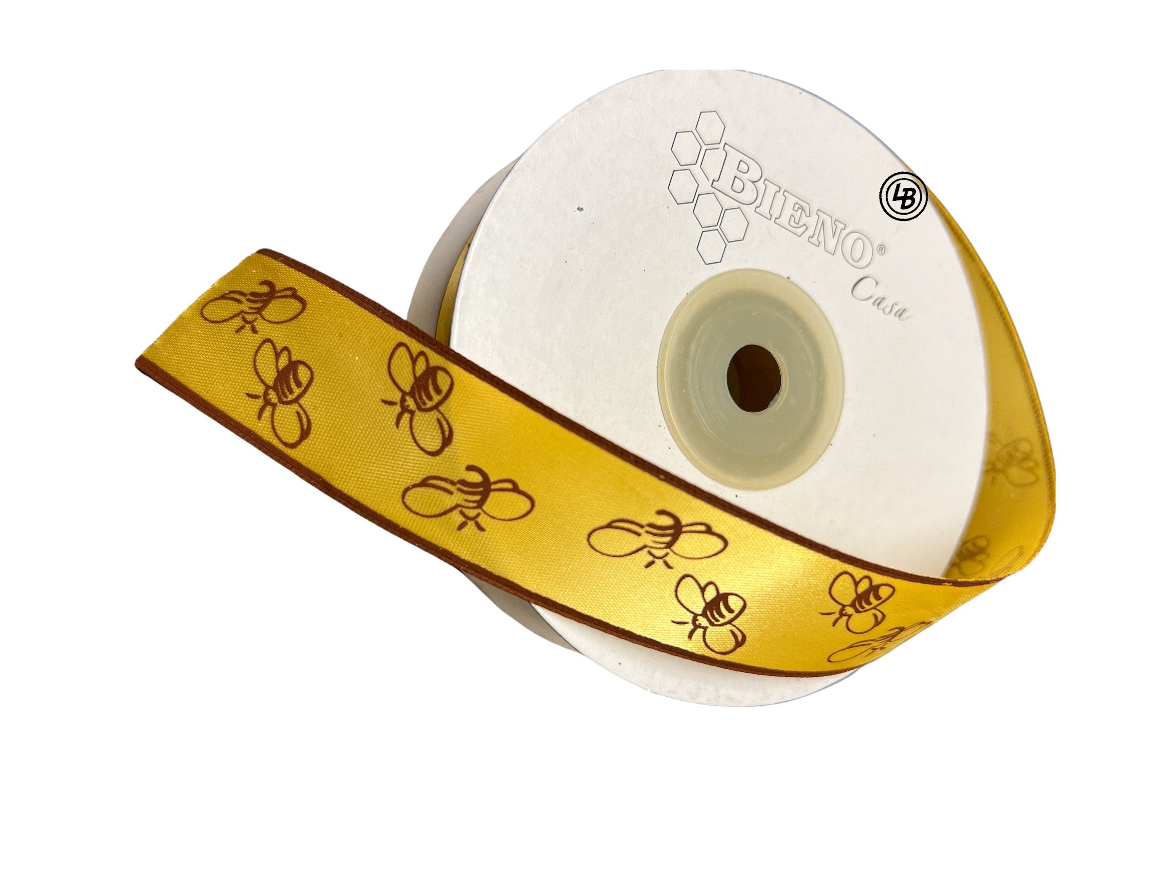 Tygband med bimotiv 24 mm, Rulle med 25 m