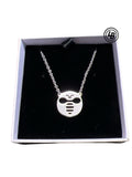 Halssmycke runt bimotiv silver