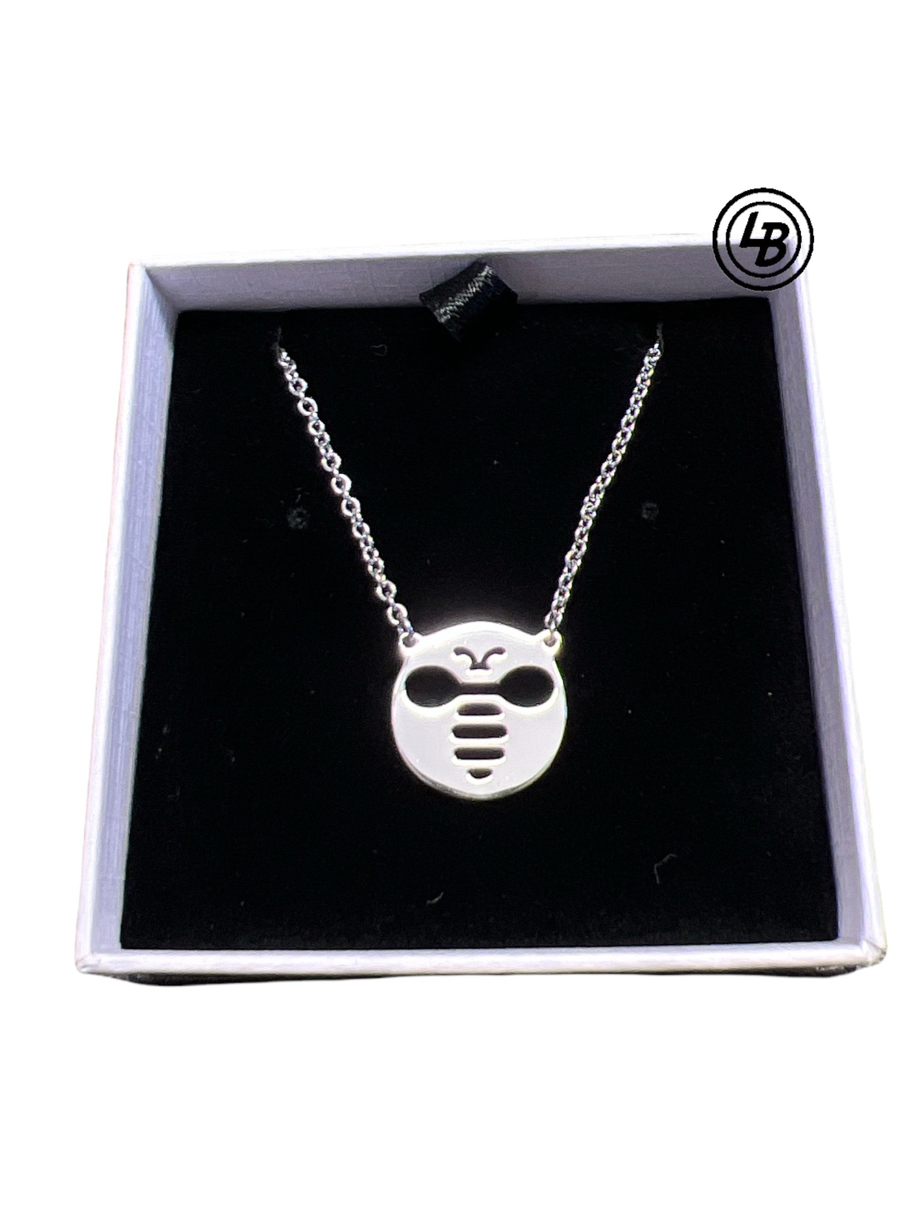 Halssmycke runt bimotiv silver