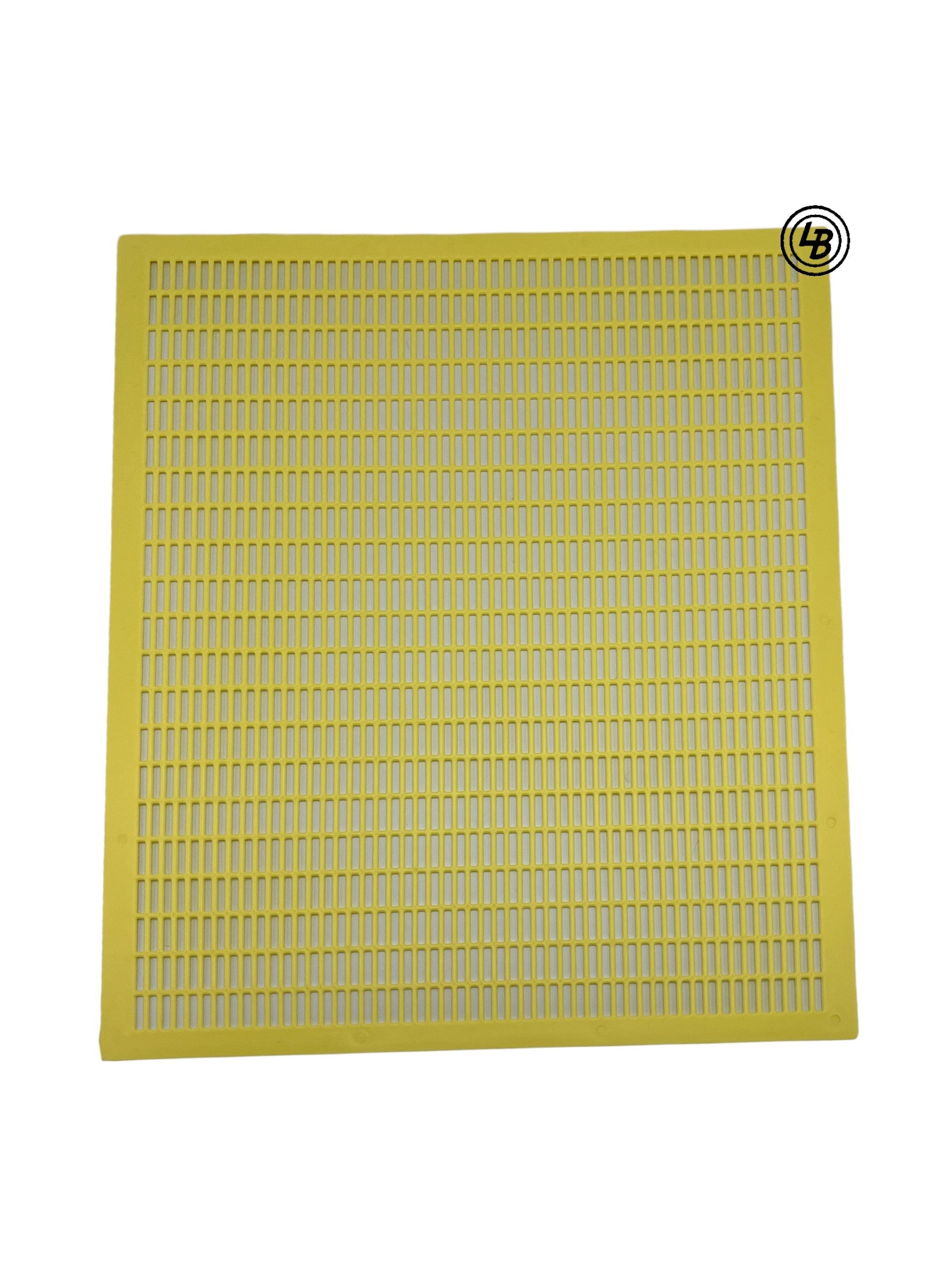 Spärrgaller langstroth  510 x 425 gul plast