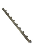 Avståndslist (v-list) rostfri 370mm 9 ramars