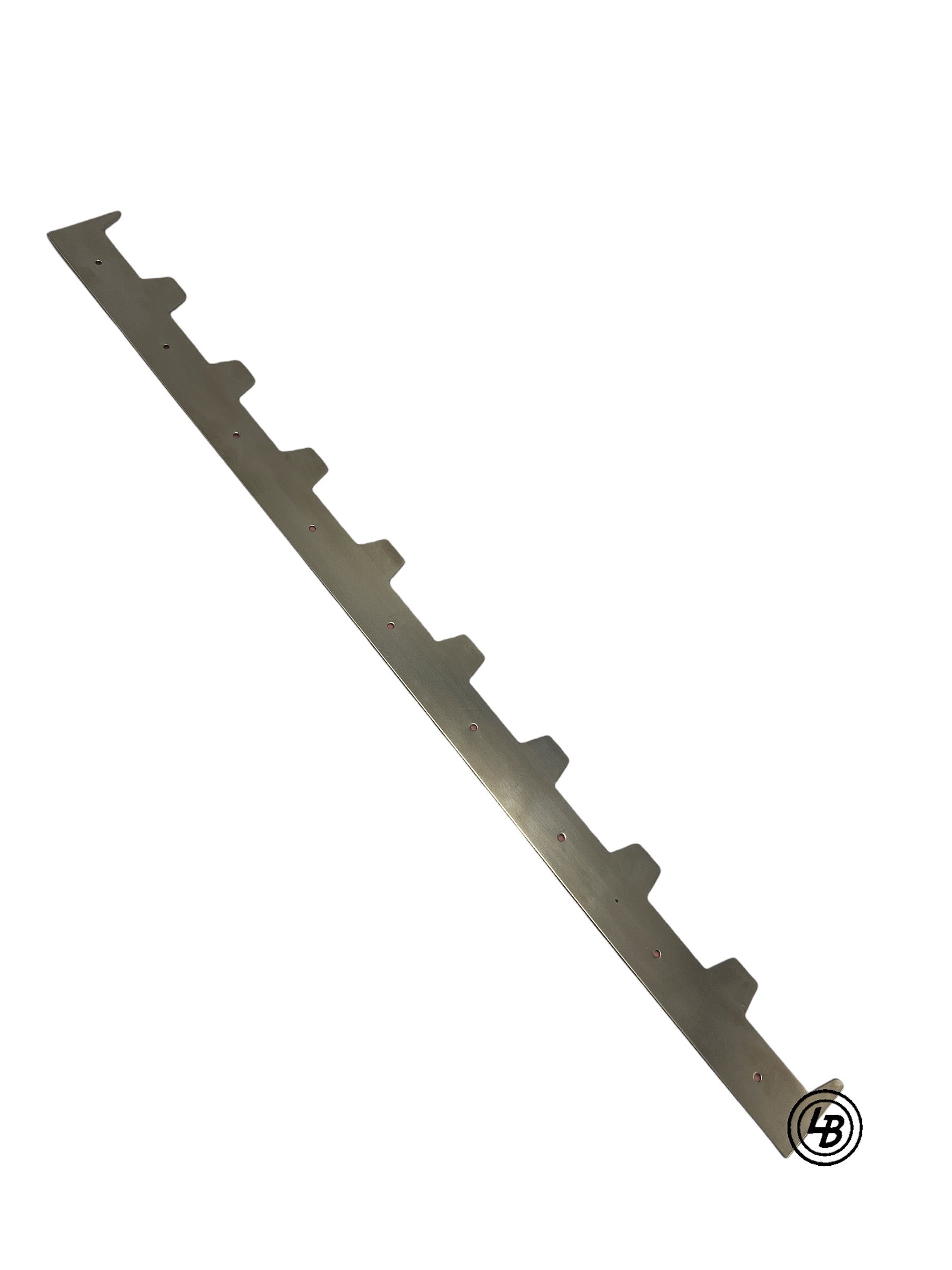 Avståndslist (v-list) rostfri 370mm 9 ramars