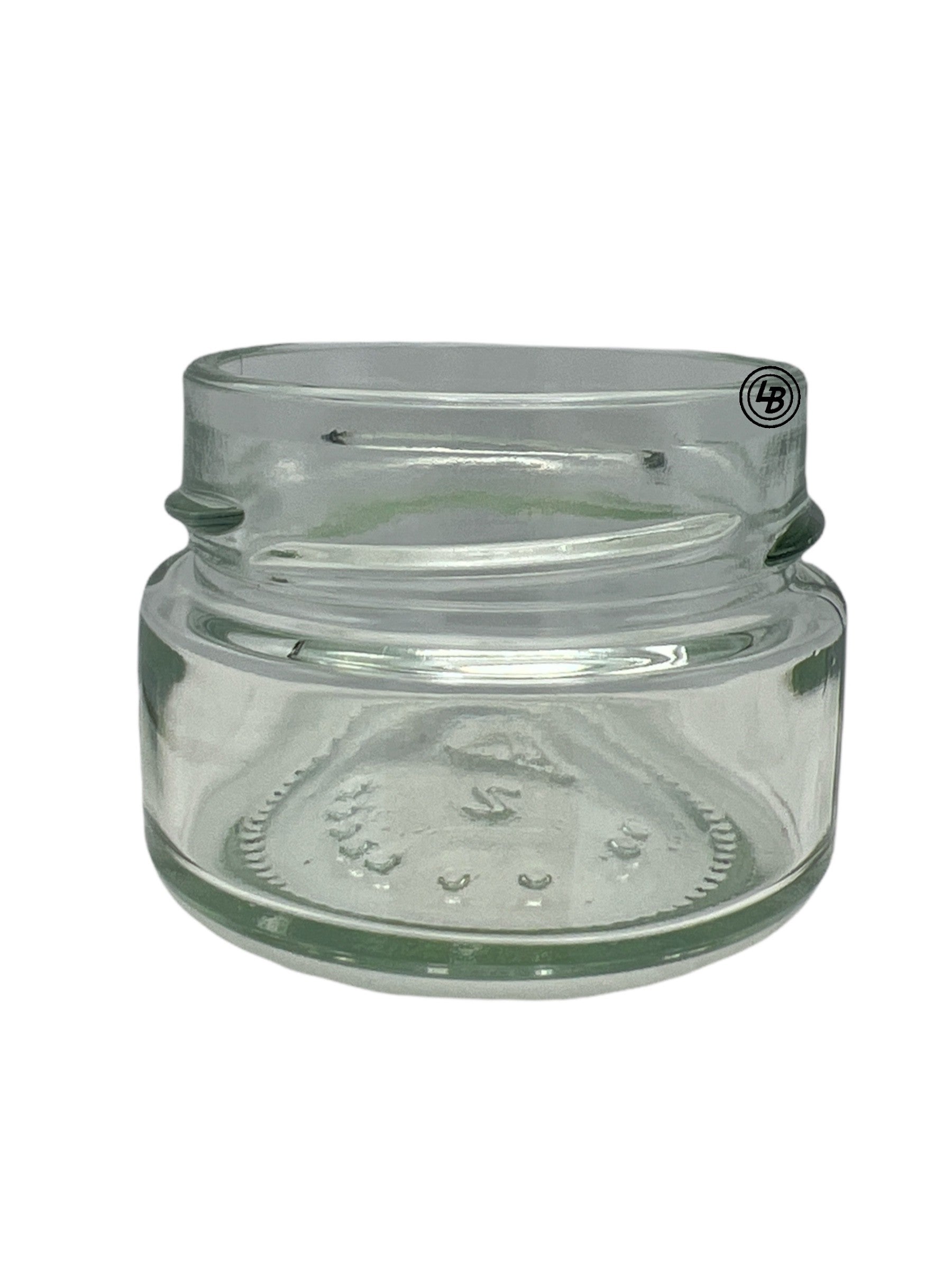 Glas 75ml med 58mm guldlock