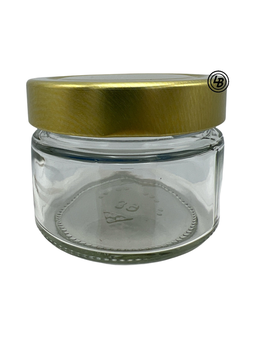 Glas136 ml med 66mm guldlock