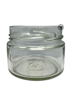 Glas136 ml med 66mm guldlock