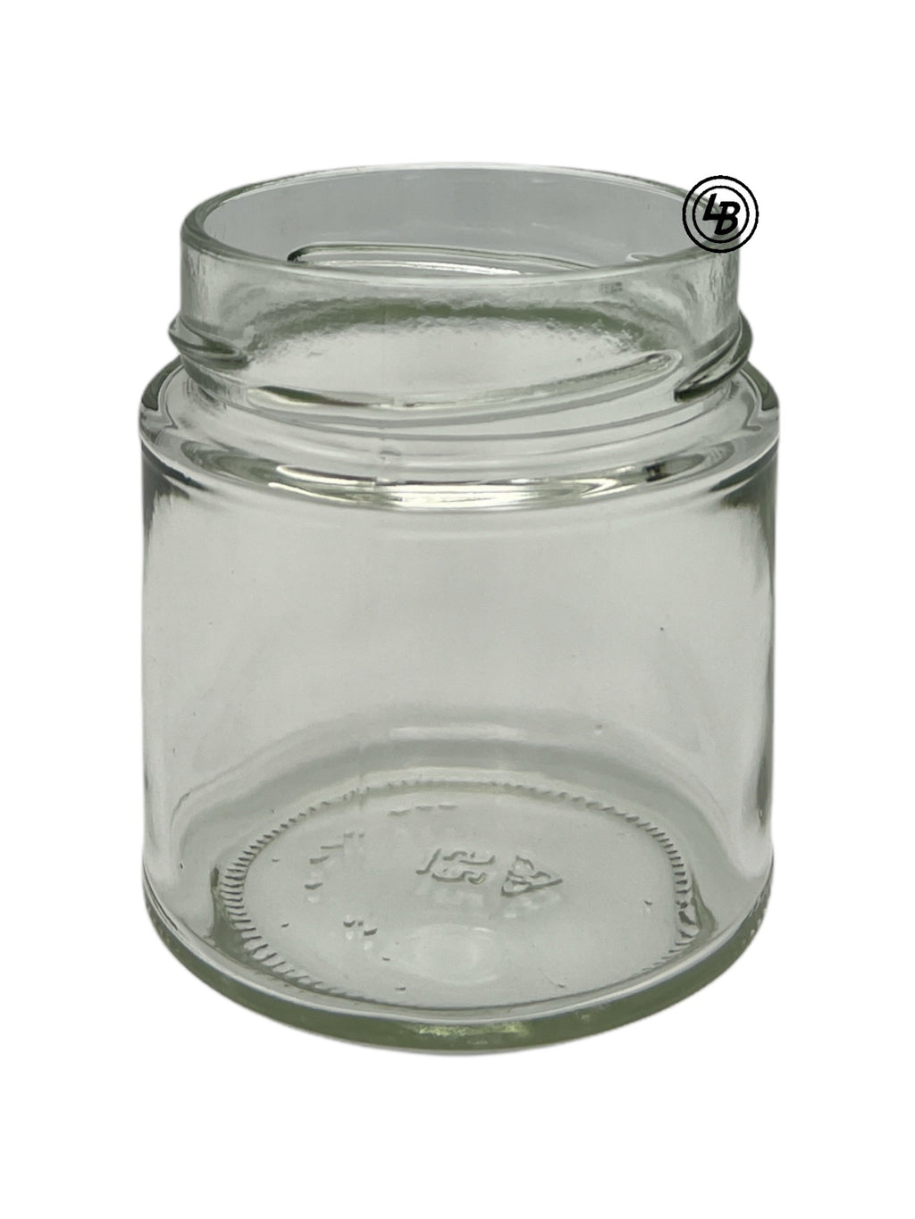 Glas 212 ml med 66mm guldlock