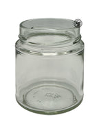 Glas 212 ml med 66mm guldlock