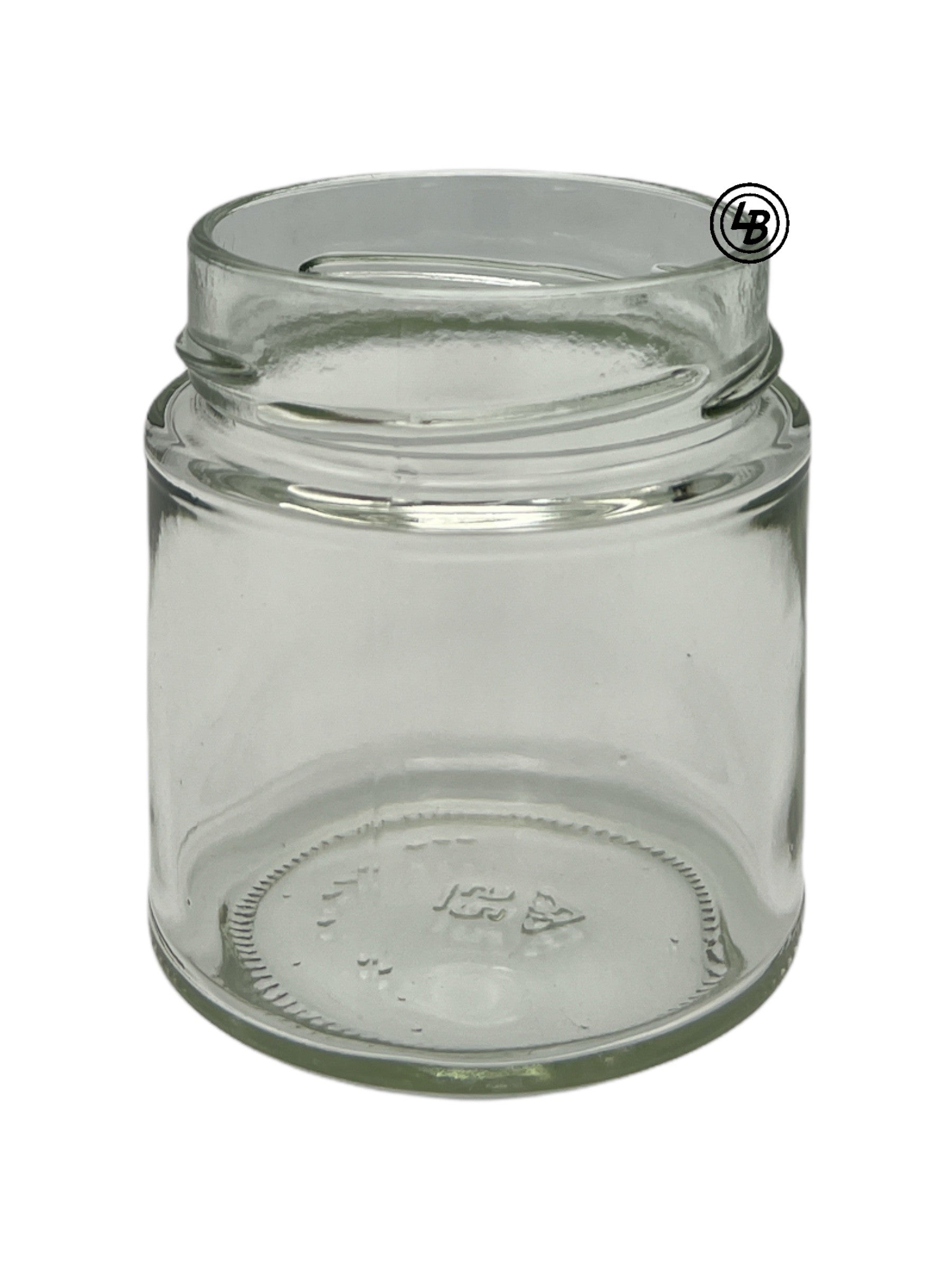 Glas 212 ml med 66mm guldlock