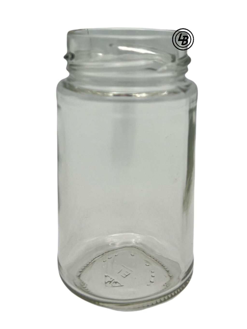 Glas 250 ml med 58mm guldlock