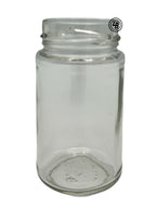 Glas 250 ml med 58mm guldlock