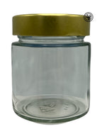 Glas154 ml med 58mm guldlock