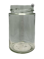 Glas 335 ml med 66mm guldlock