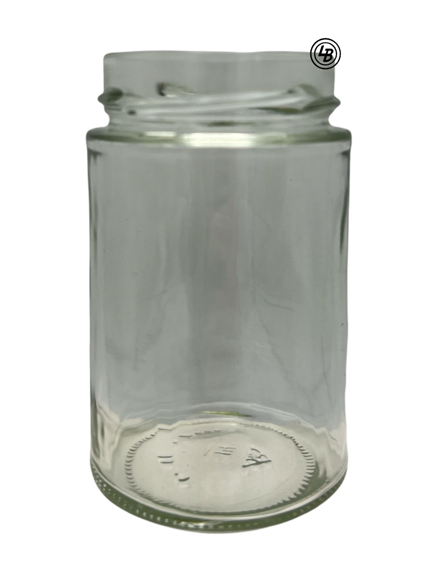 Glas 335 ml med 66mm guldlock