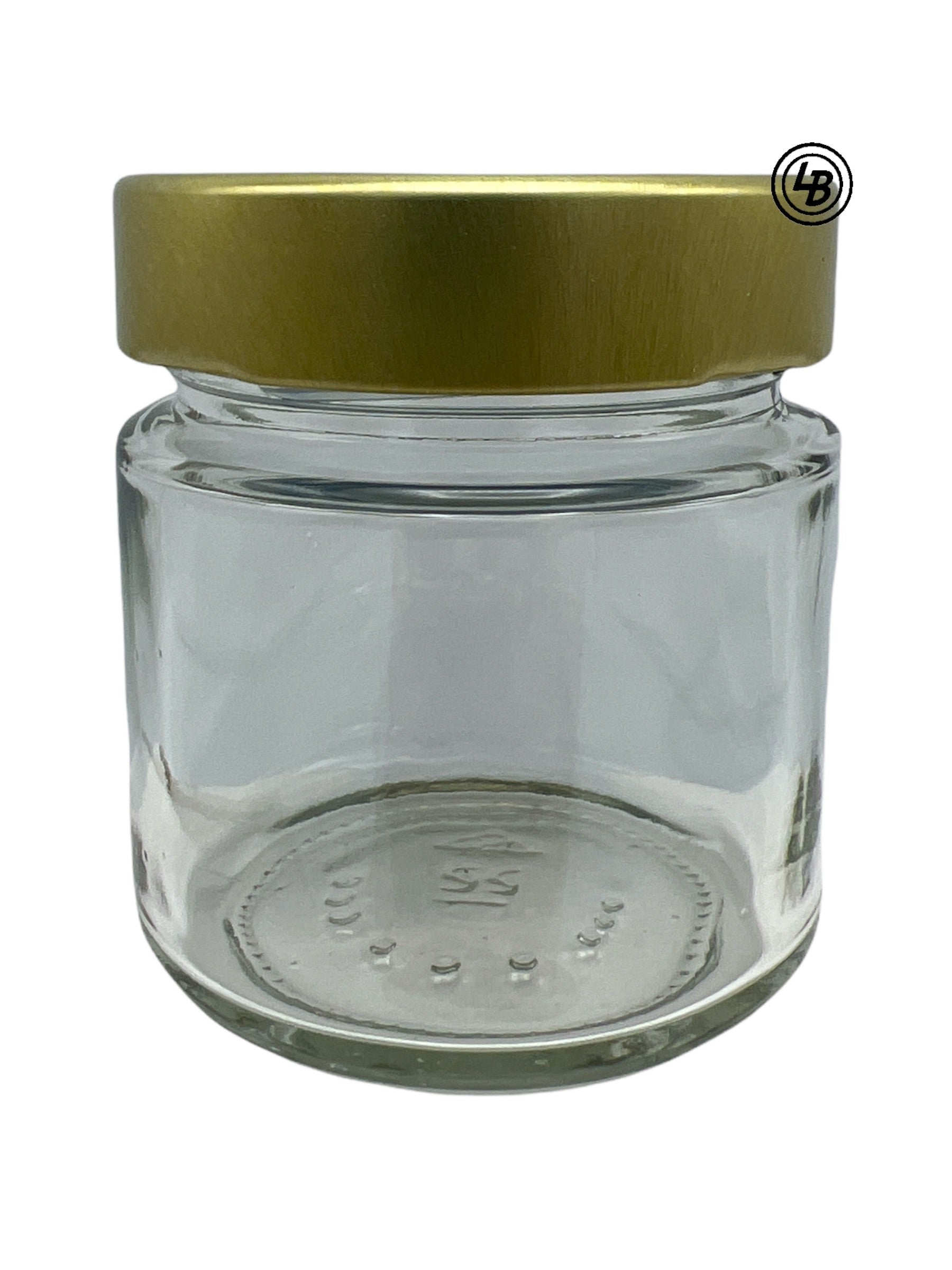 Glas 135 ml Glas med 58mm guldlock