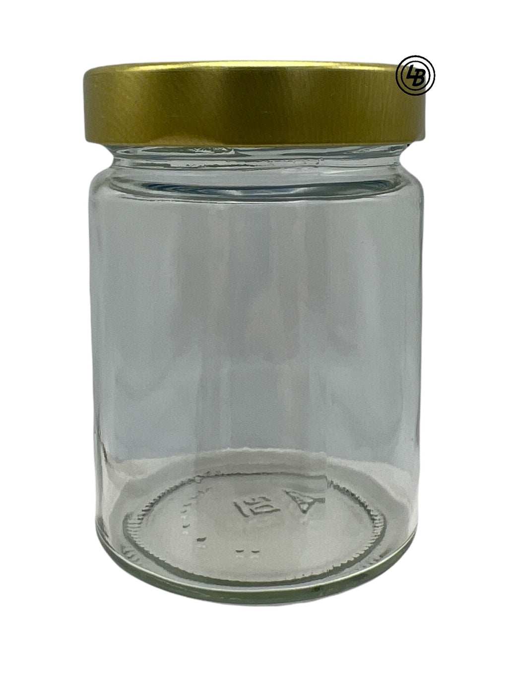 Glas 275 ml med 66mm guldlock