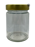 Glas 275 ml med 66mm guldlock