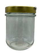Glas 410 ml med 82mm DDP lock guld