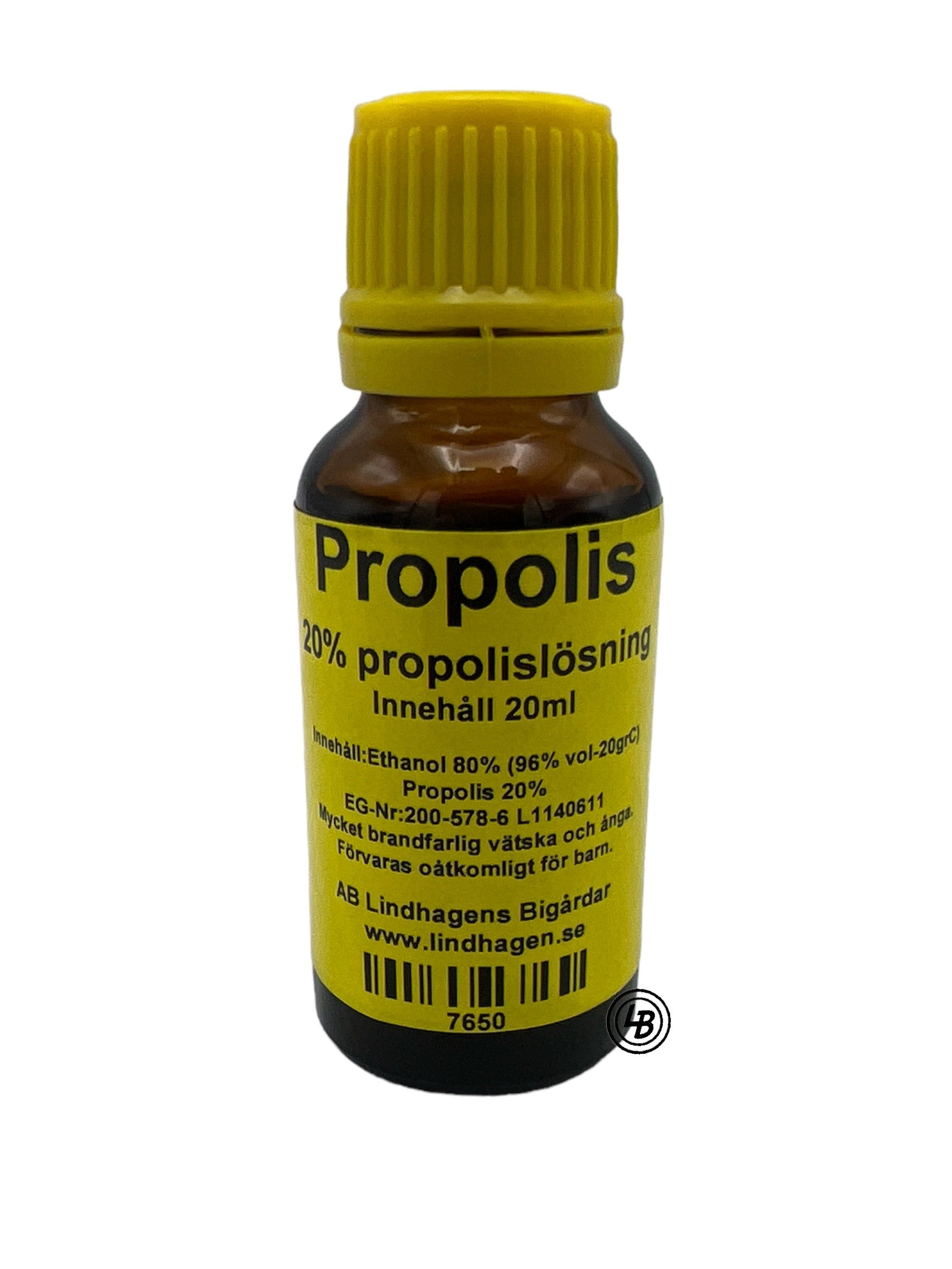 20 % propolislösning, 20 ml droppflaska
