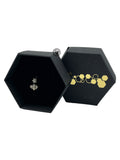 Ring bi med blomma silver