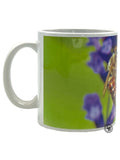 Mugg "bi på lila blomma"