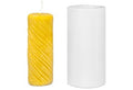 Gjutform Cylinder Räfflad Diagonalt 13 x 5 cm