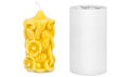 Gjutform Cylinder Blomster 11 x 6 cm