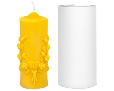 Gjutform Cylinder Blomsterkrans 16 x 7 cm