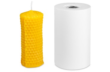 Gjutform Cylinder Cellmönster 9 x 4 cm