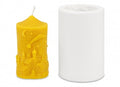 Gjutform cylinder vinterlandskap 11 x 5,5 cm