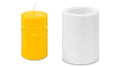 Gjutform cylinder med stjärnor 10 x 5,5 cm