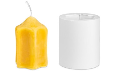 Gjutform sexkantig stjärna pelare 8 x 6 cm