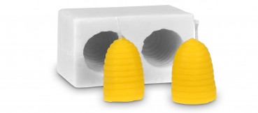 Gjutform 2st bikupor 4 x 3 cm