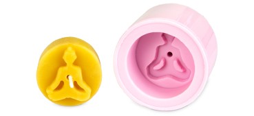 Gjutform värmeljus yoga 1,8 x 3,6 cm