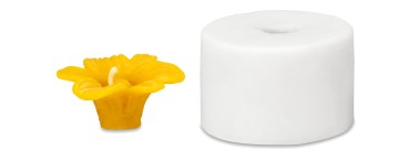 Gjutform flytljus blomma 3,3 x 6,5 cm