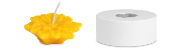 Gjutform flytljus blomma 2 x 5,5 cm
