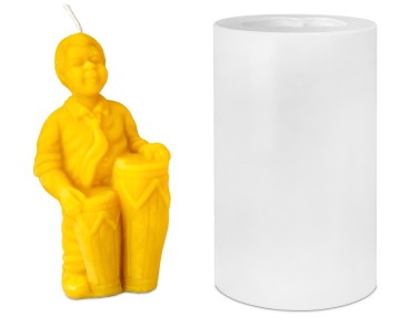 Gjutform bongospelare 14 x 8 cm