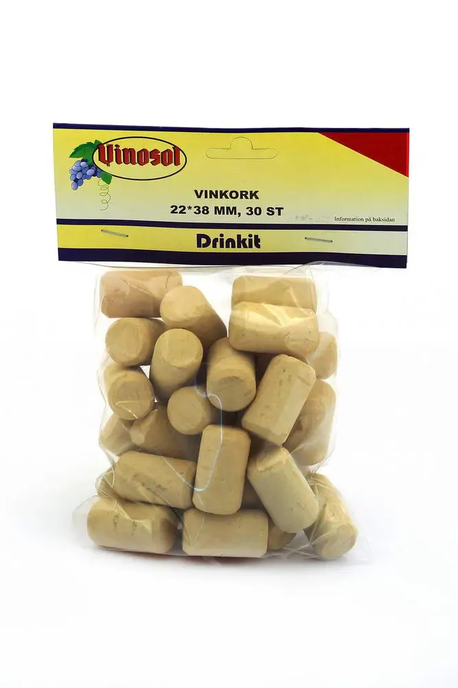 Vinkork 22x38mm 30-pack