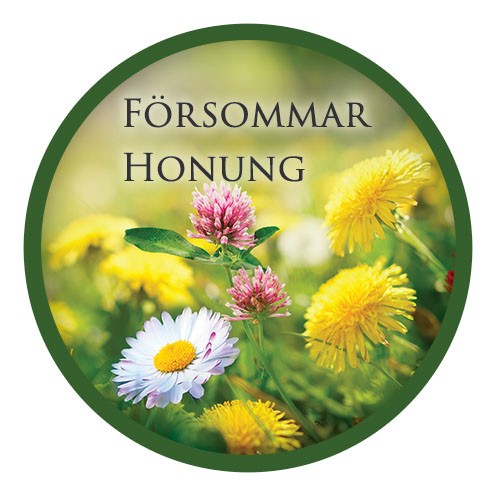 Försommar honung modern, Ø 38 mm, 100 st