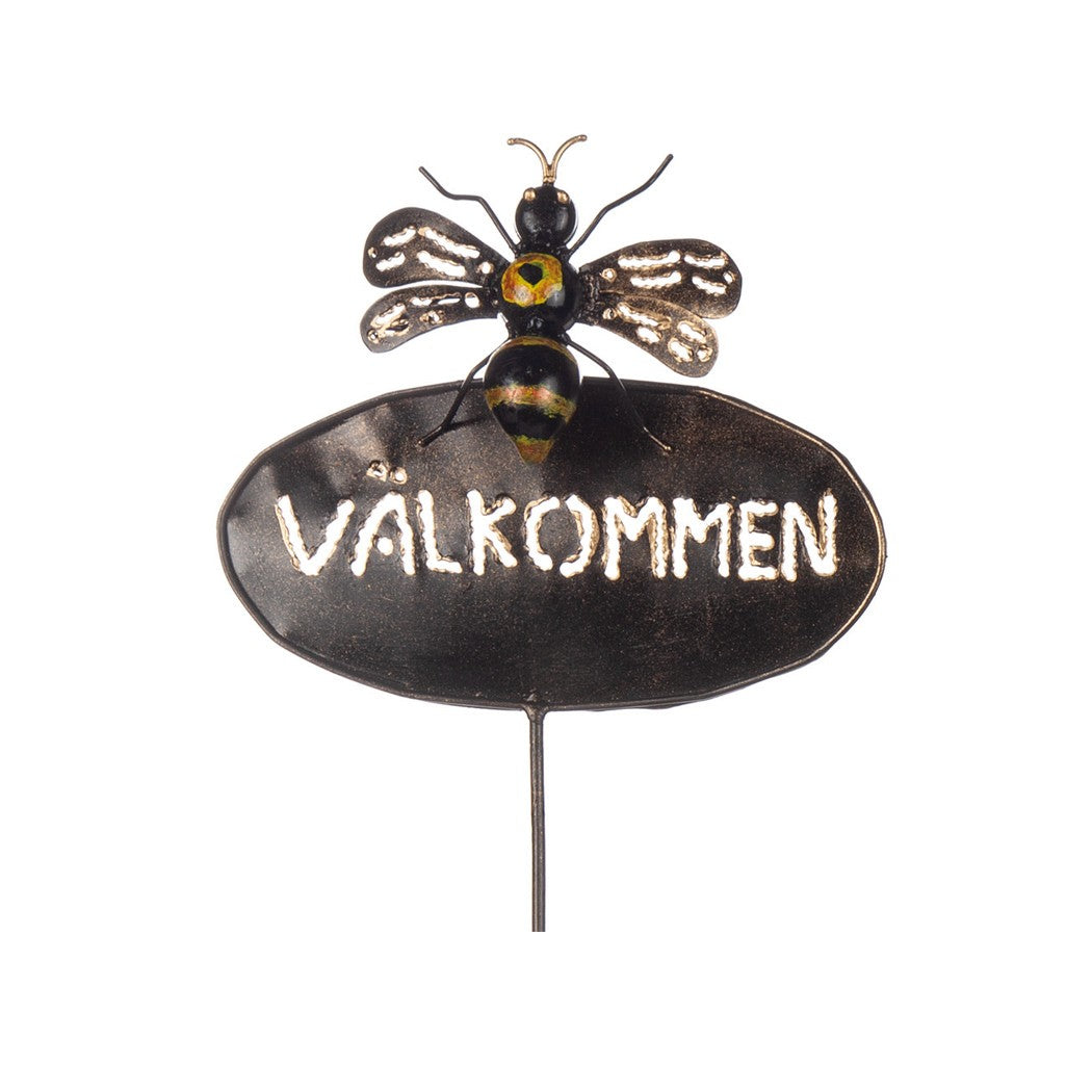Djur stick Välkommen smide 16*60cm